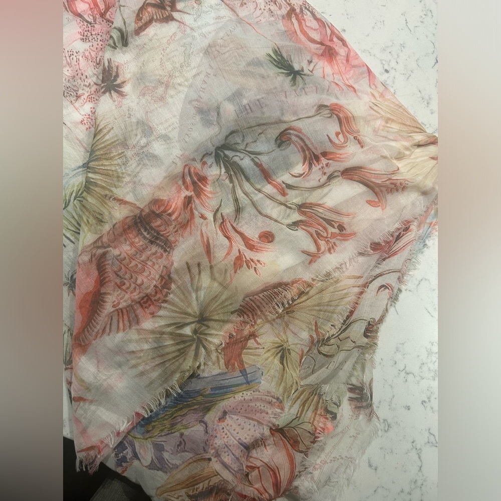 India Hicks bird of Paradise Bahamas Scarf